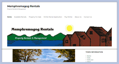 Desktop Screenshot of memphremagogrentals.com