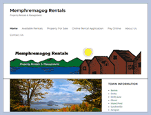 Tablet Screenshot of memphremagogrentals.com